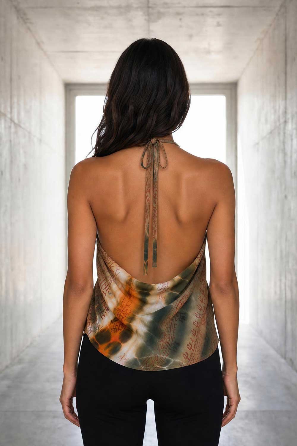 BATIQUE KHAKI-ORANGE - Image 3