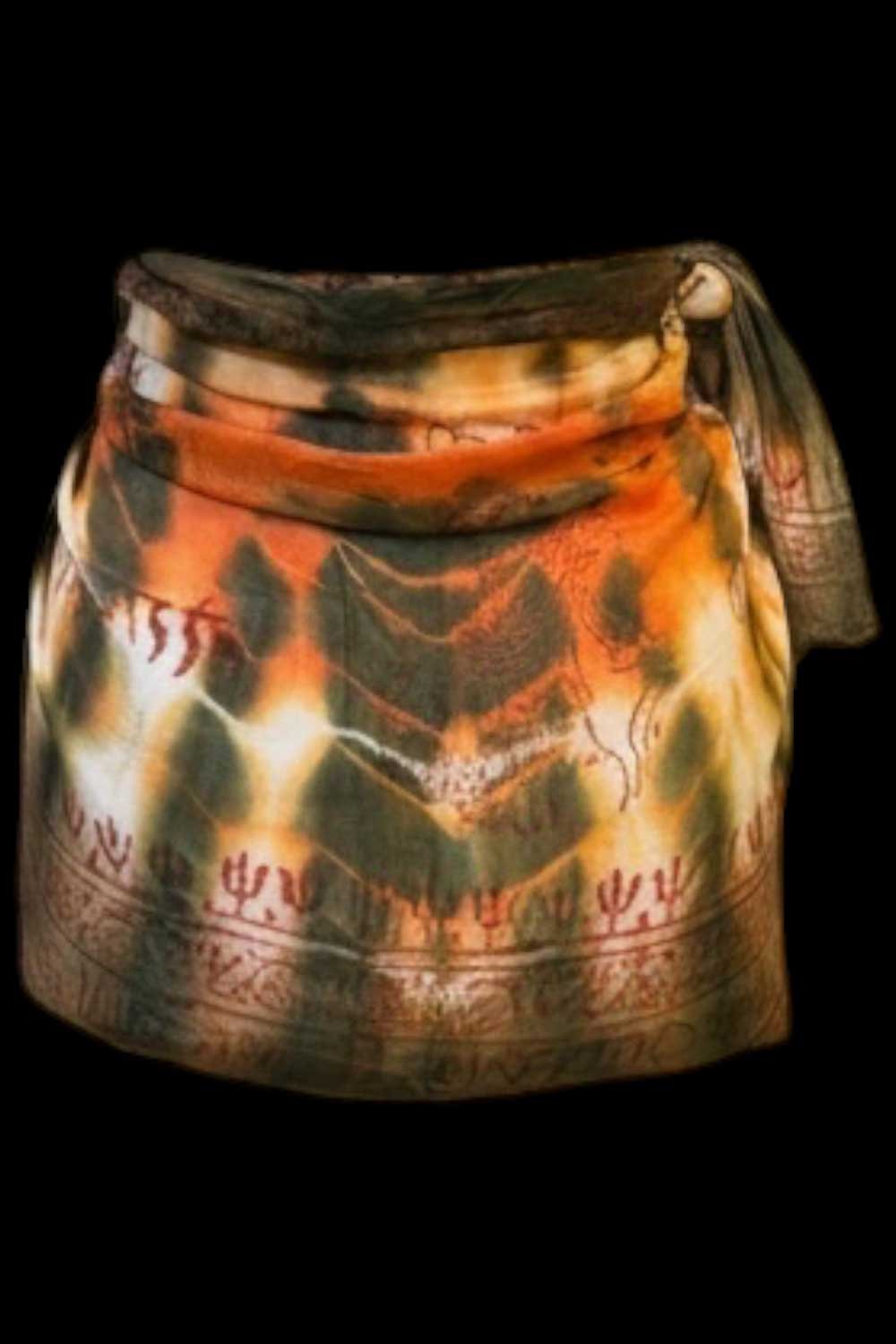 BATIQUE KHAKI-ORANGE - Image 4